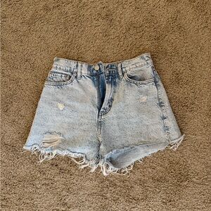 Denim Distressed Women's Shorts